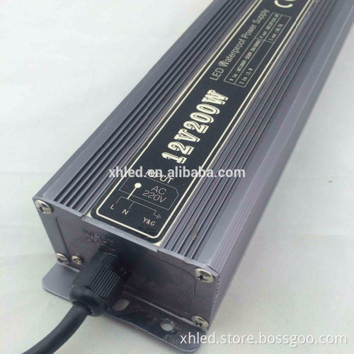 Ripple Less than 250mV Metal Shell 2 Years Warranty Outdoor 200W 24V Power Supply